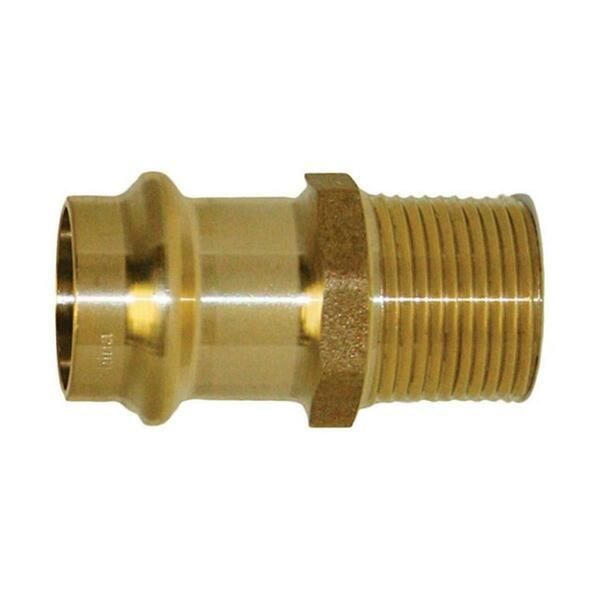 Tinkertools B & K 10175844 1 in. 200 PSI Press x MPT Pressure Male Adapter TI151886